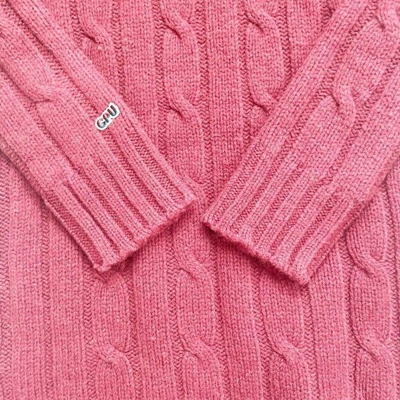 NEW Arizona State Sun Devil Cable Knit Womens Sweater Dress Size XS V-neck Wool - Picture 7 of 7